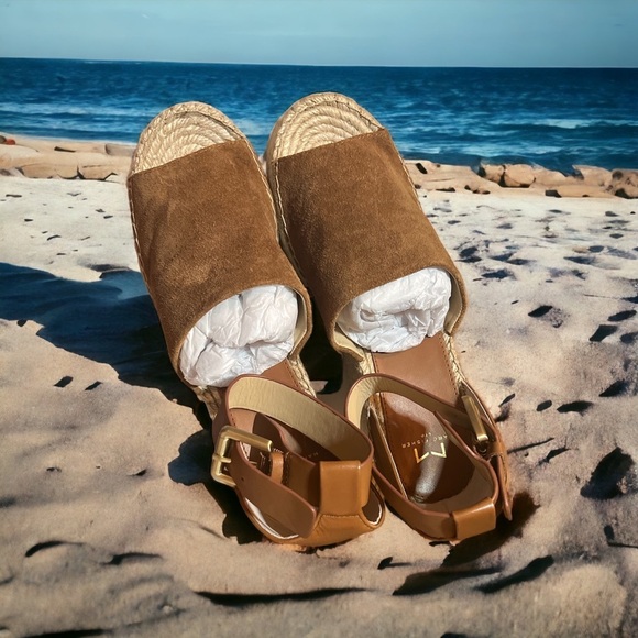 Marc Fisher Adalyn Espadrille Wedge Sandal Size 10 - Picture 2 of 4